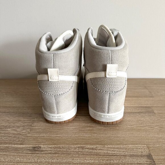 Nike Dunk Sky Hi Pale Grey Womens Size 7.5 US Wedge - Picture 5 of 7